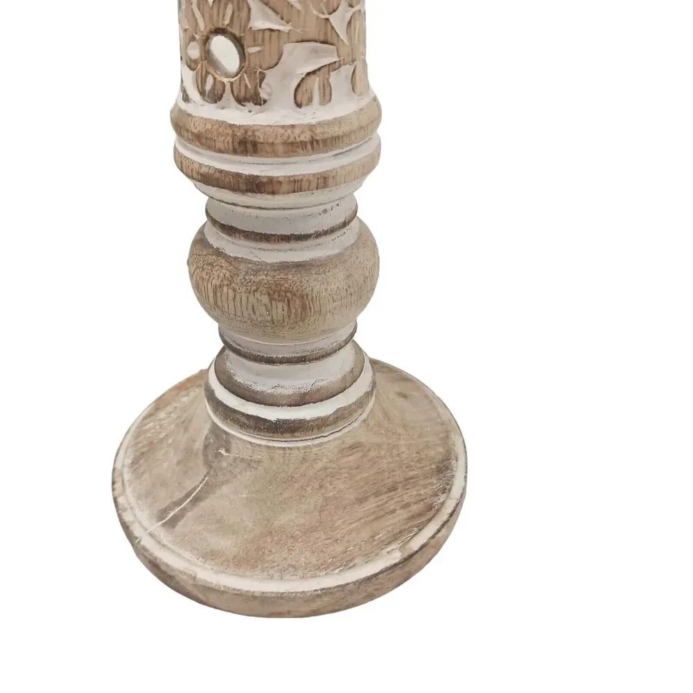 Exotic Pillar Carved Wood  12